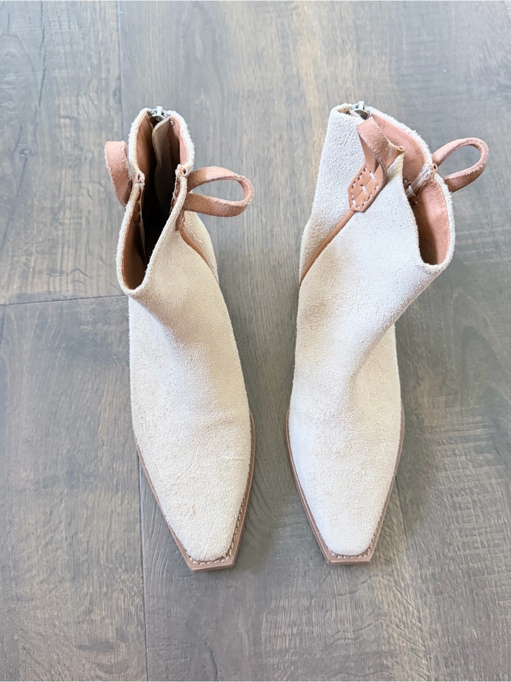 Free People We The Free Wesley Ankle Boots | English Khaki | 36.5/6.5 - Picture 4 of 8